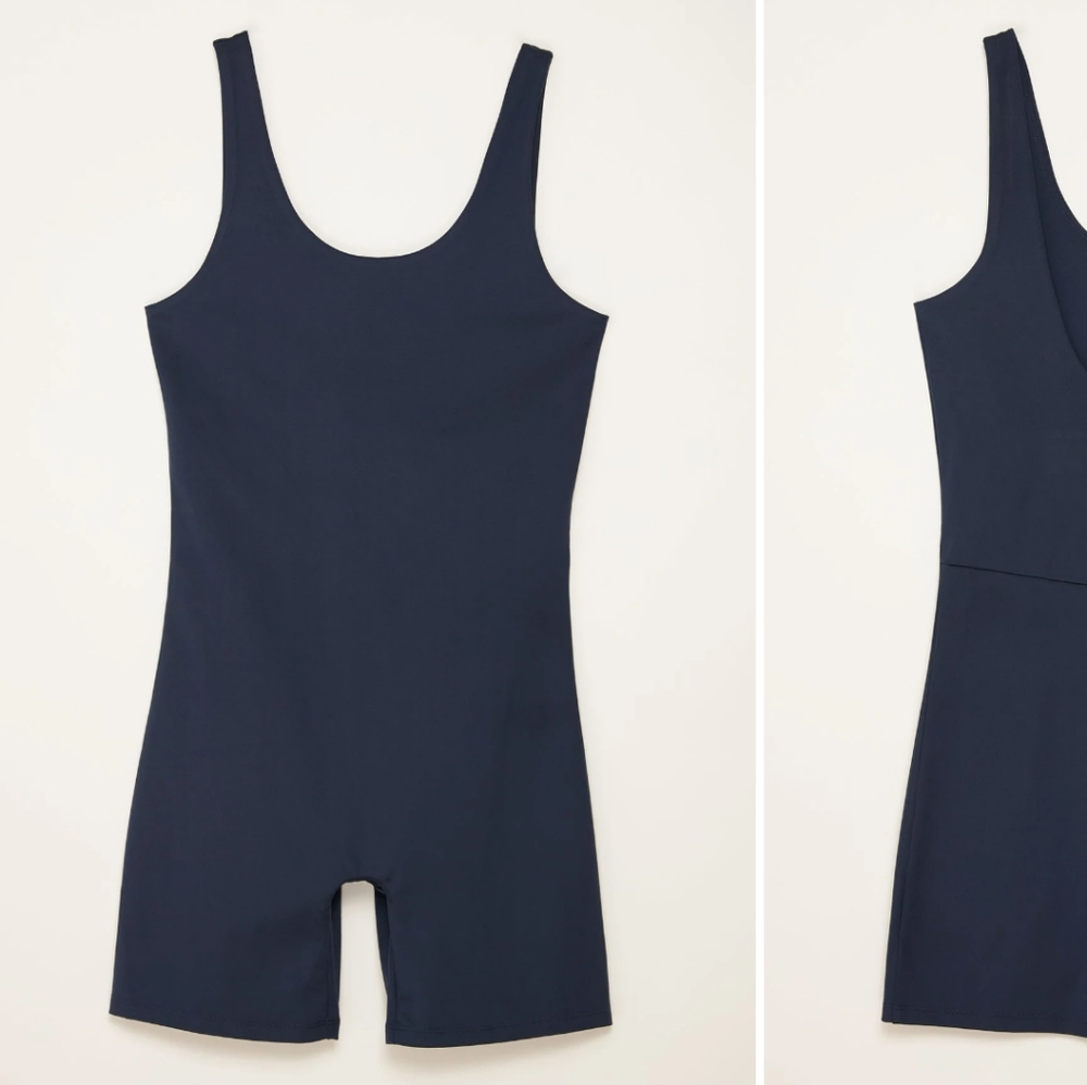 NWT Girlfriend Collective unitard midnight blue🔵